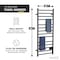 Anzzi Elgon 14Bar Carbon Steel Wall Mounted Electric Towel Warmer Rack in Matte Black TW-WM105MB - alternate 7